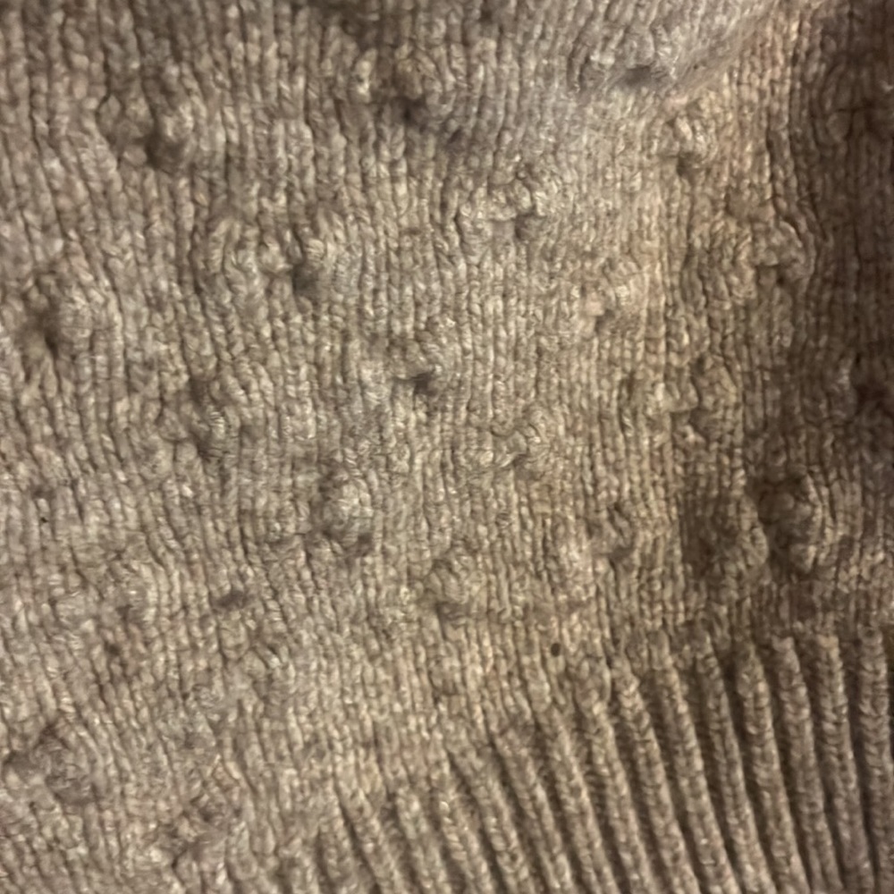 Vince Tuck Stitch Cardigan Heather Khaki Tan - Picture 3 of 8
